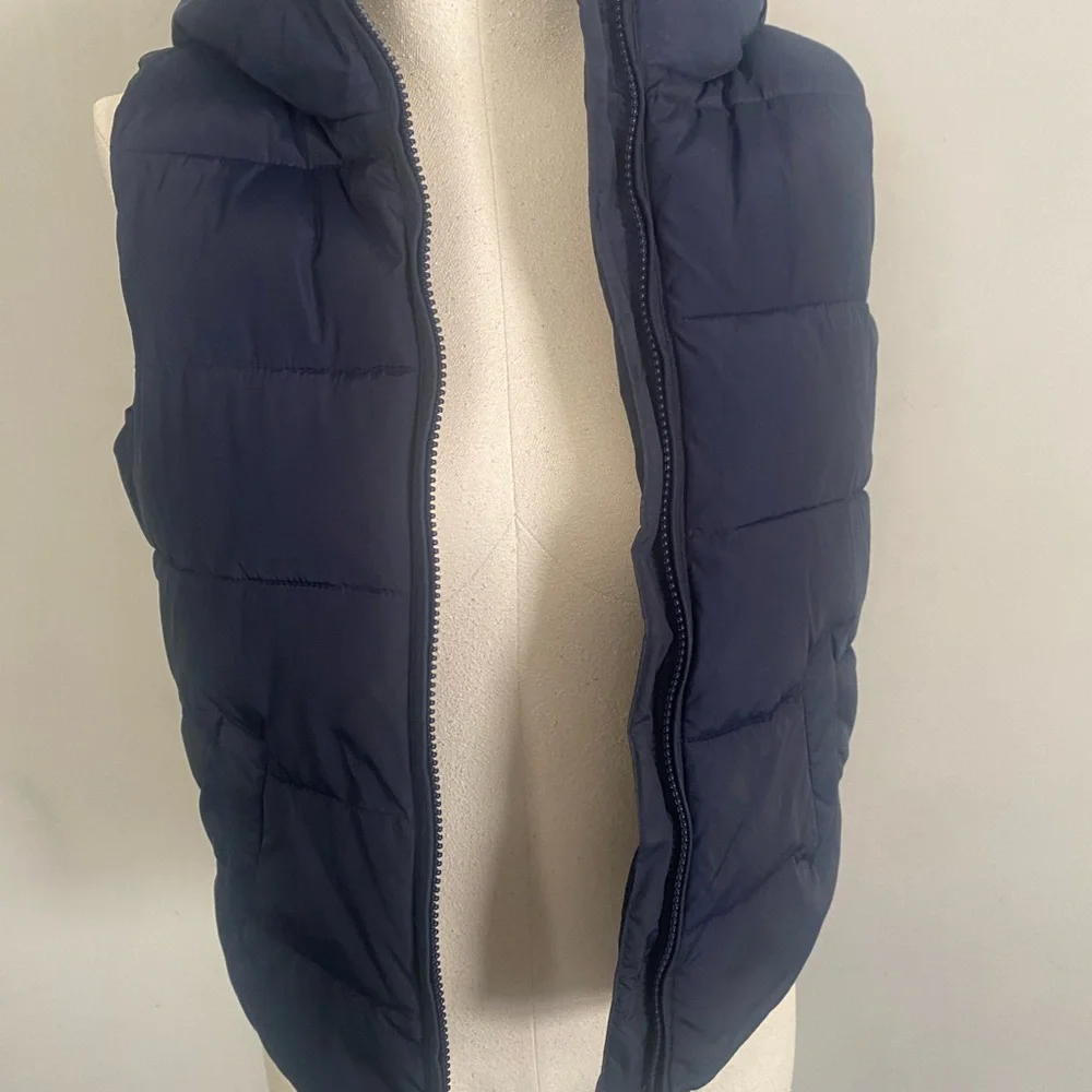 GAP Kids Dark Blue Quilted Vest